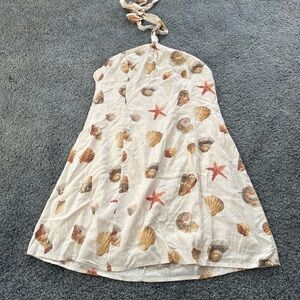 Wild Fable Seashell and Starfish Print Mini Dress